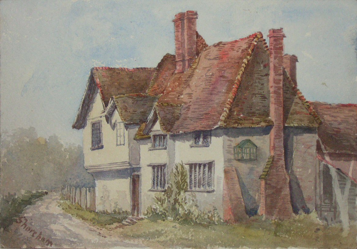 Watercolour - Holly Place, Shoreham